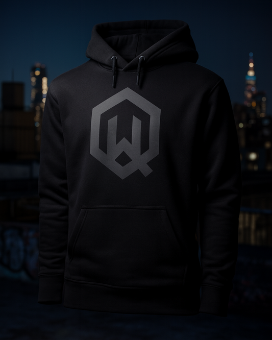 Quiet Wealth Hoodie - Black
