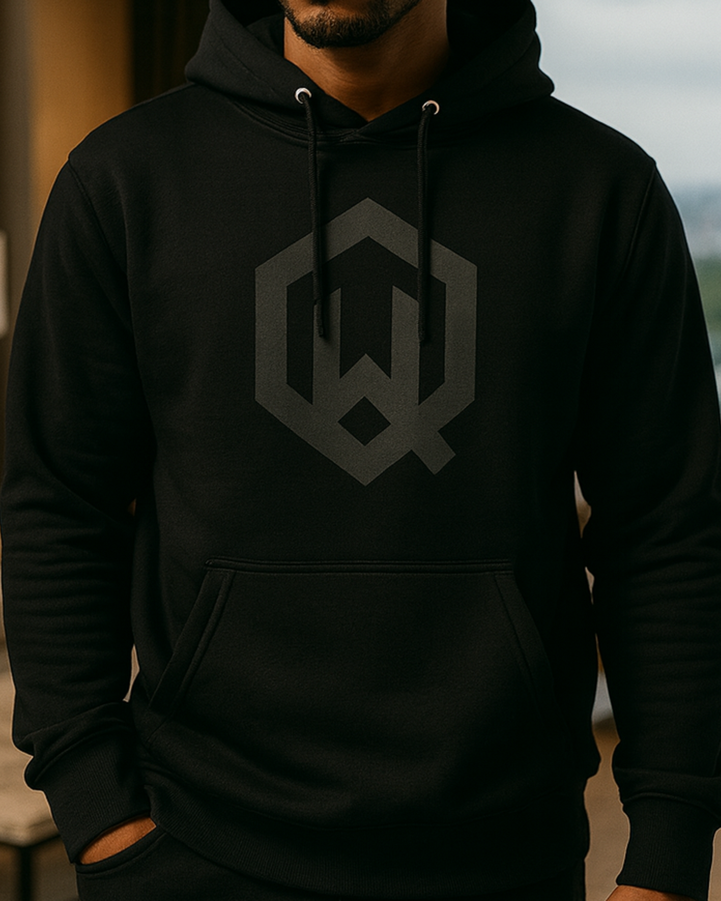 Quiet Wealth Hoodie - Black