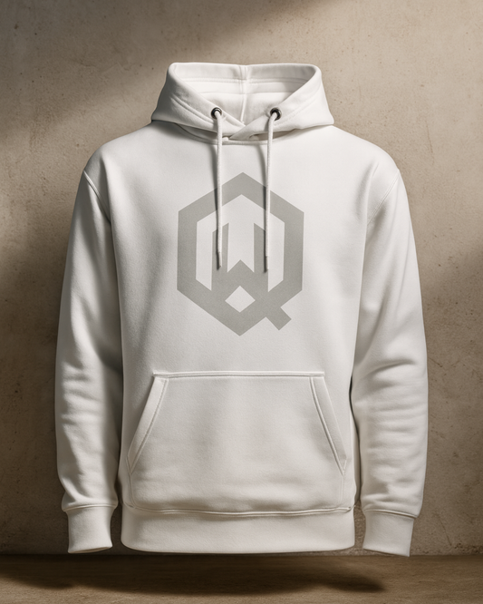 Quiet Wealth Hoodie - White