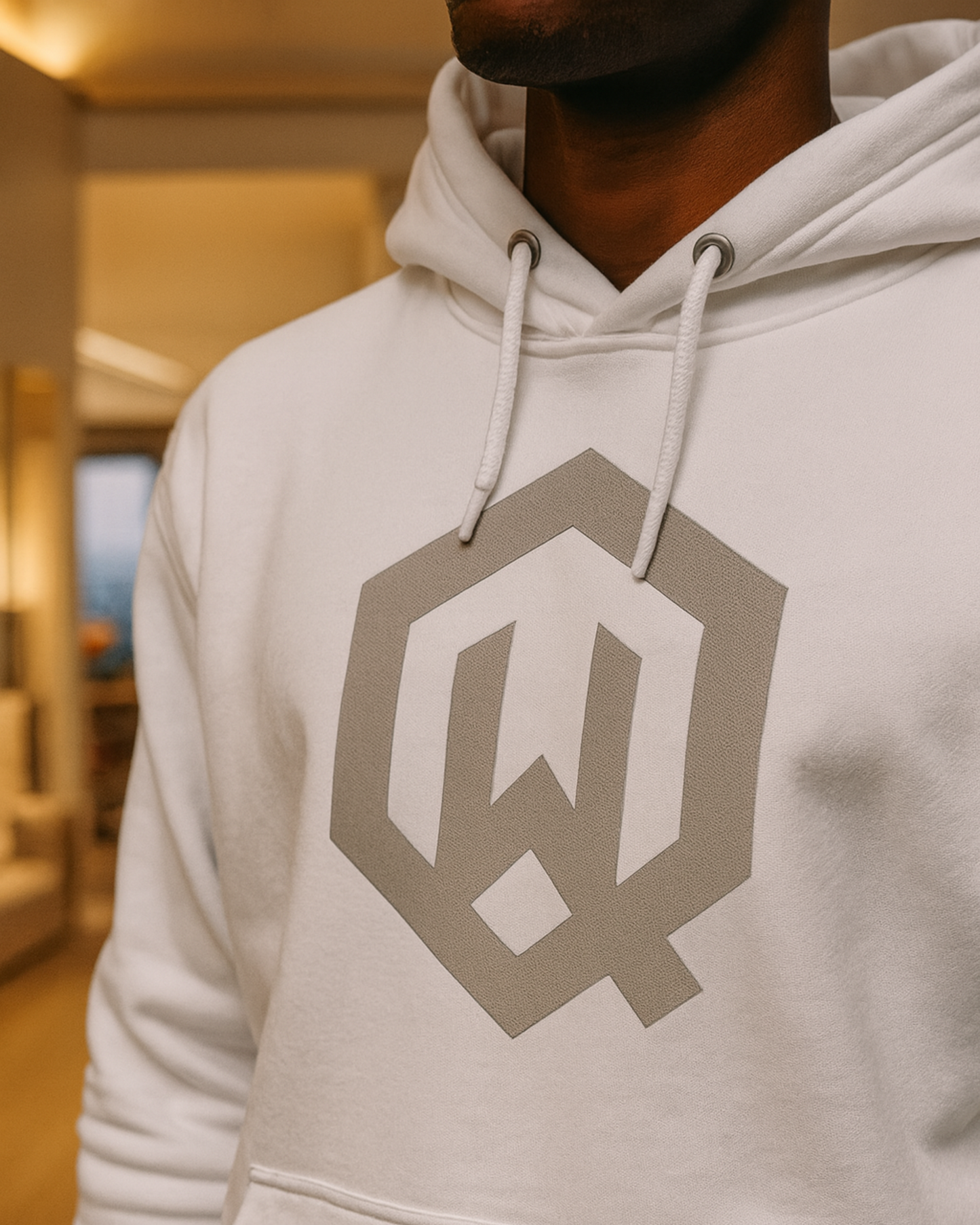 Quiet Wealth Hoodie - White